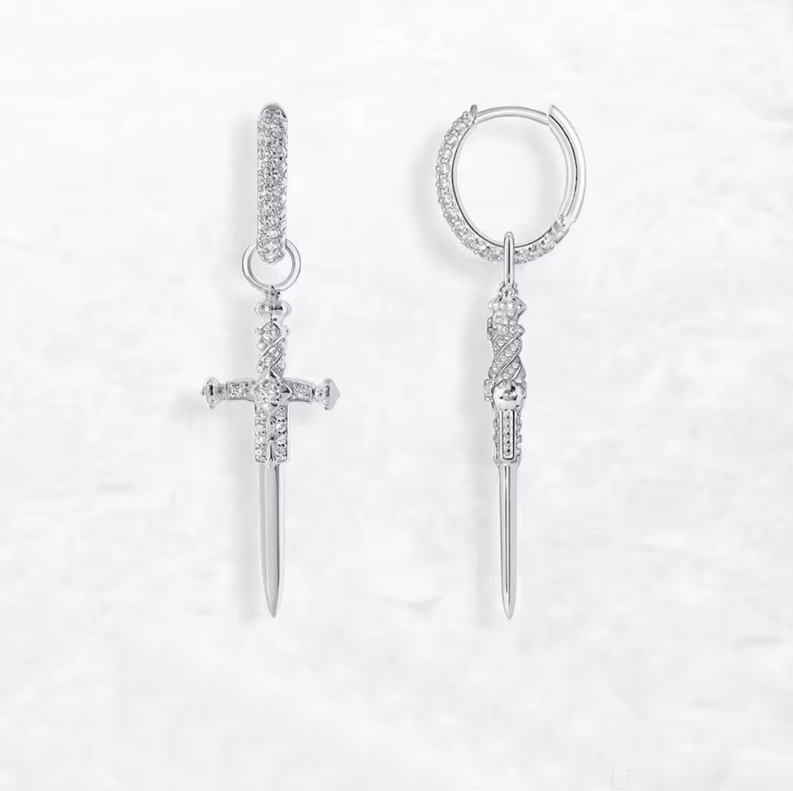 Schwert Ohrringe