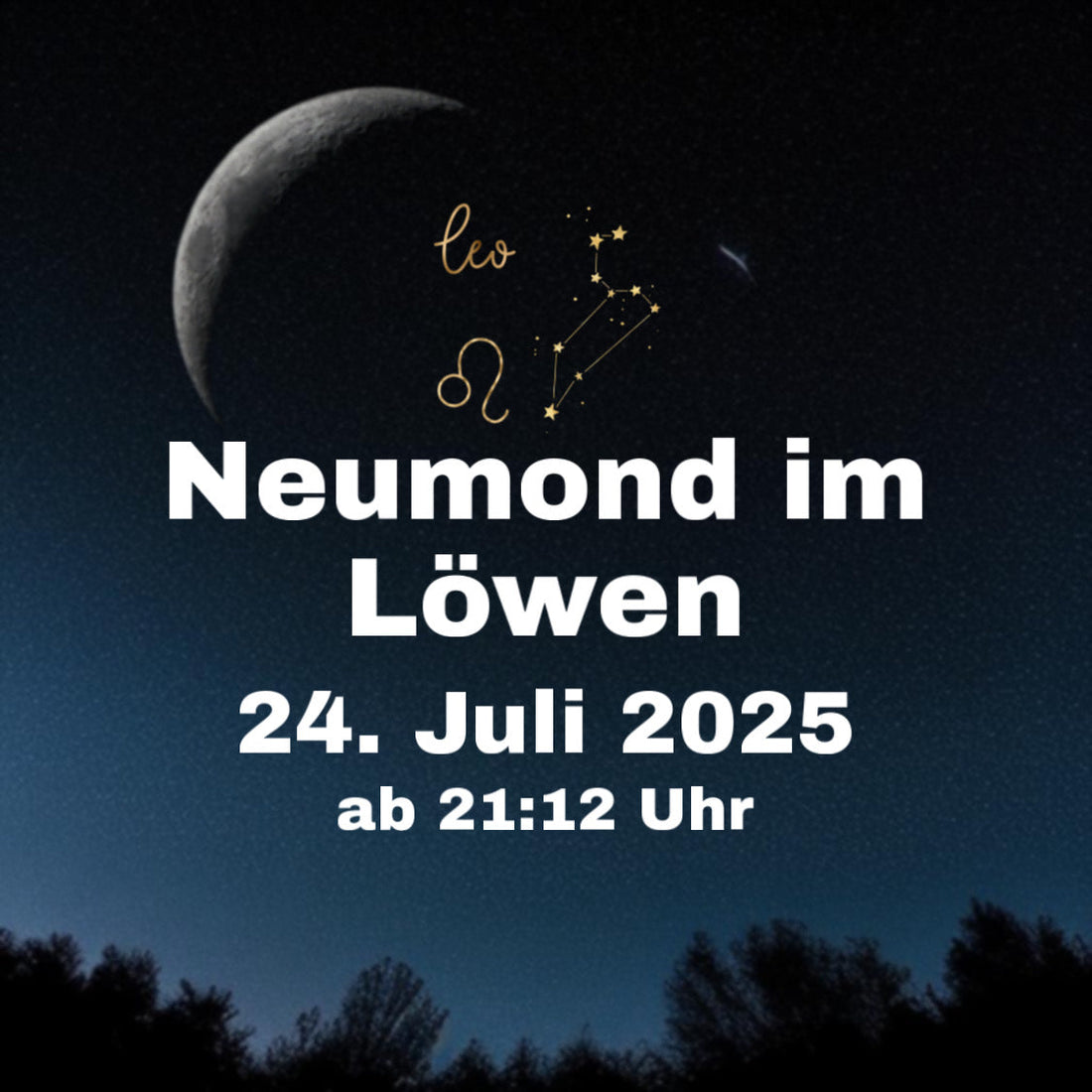 Neumond im Juli 2025