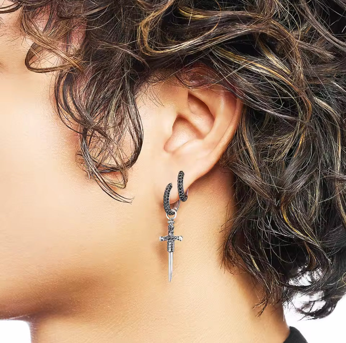 Schwert Ohrringe