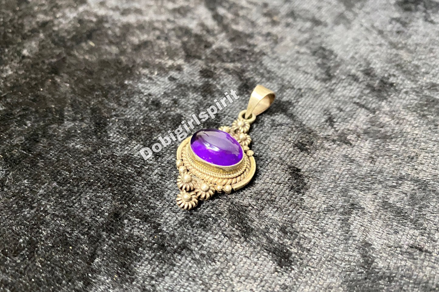 Amethyst Silber Anhänger