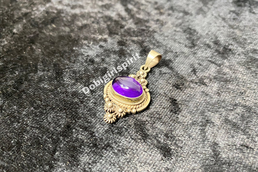 Amethyst Silber Anhänger